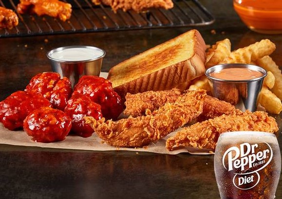 Zaxby’s  5 10 Traditional Wings1 With Each Sauce (Protein Only)