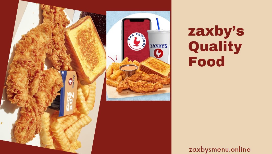 Zaxby’s Menu With Prices [ Updated 2024 ]
