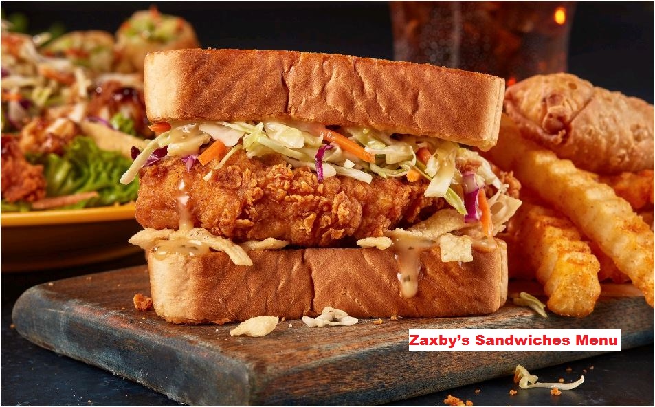 Zaxby’s Sandwiches Menu