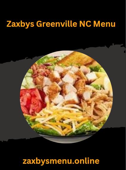 Zaxbys Greenville NC Menu