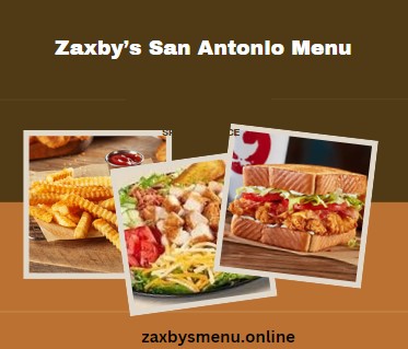 Zaxby’s San Antonio Menu
